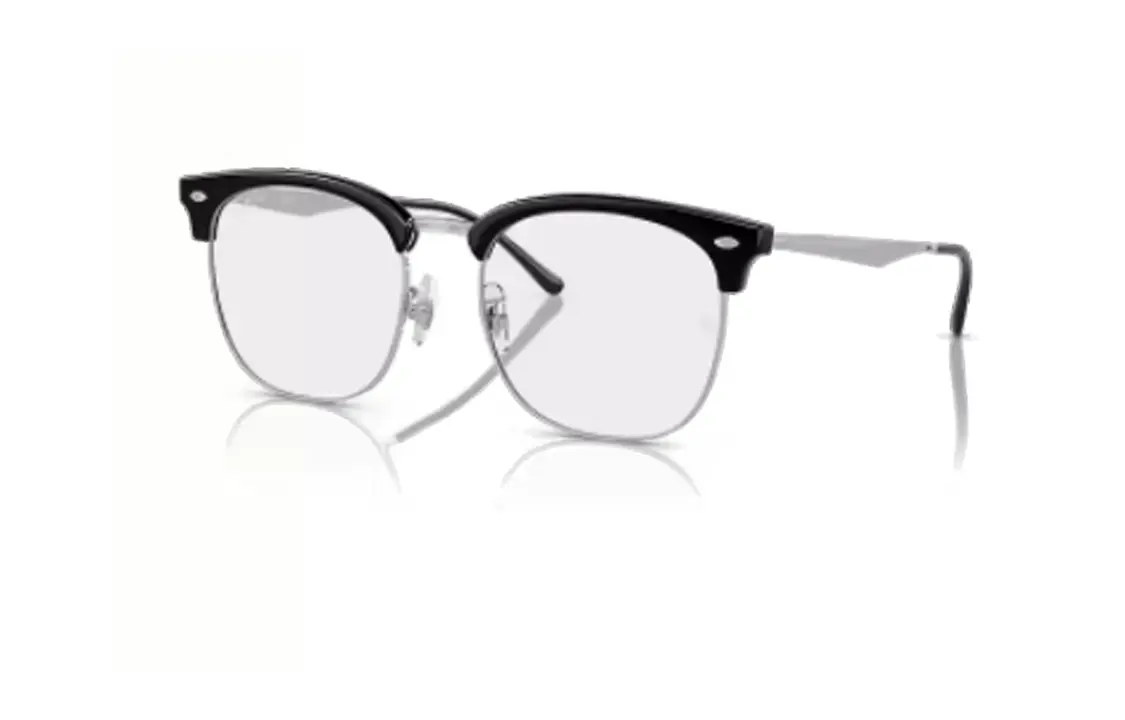 

RayBan Литьевые очки в стиле бровей унисекс черные, Black