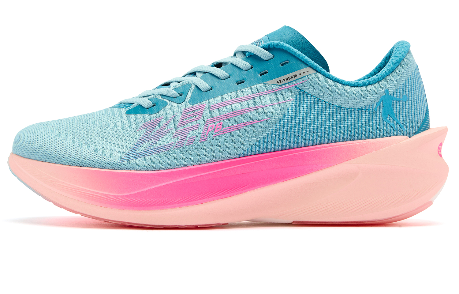 

QIAODAN Кроссовки мужские Flying Shadow PB4.0 с низким верхом, цвет Rain Wave Blue, цвет Azure City Blue