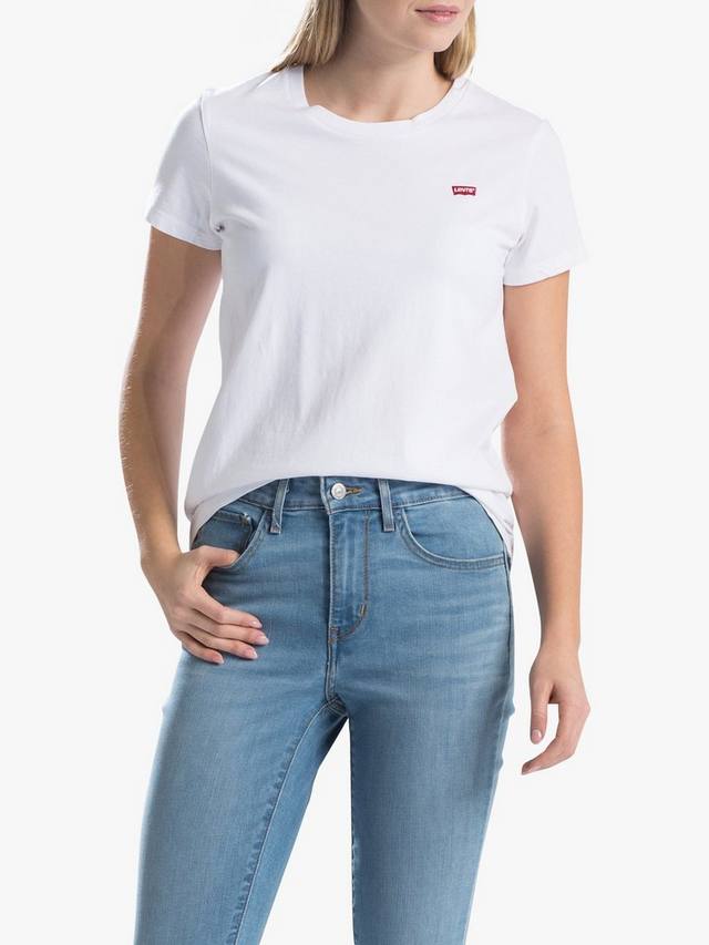 

Идеальная футболка с логотипом Levi's, белый