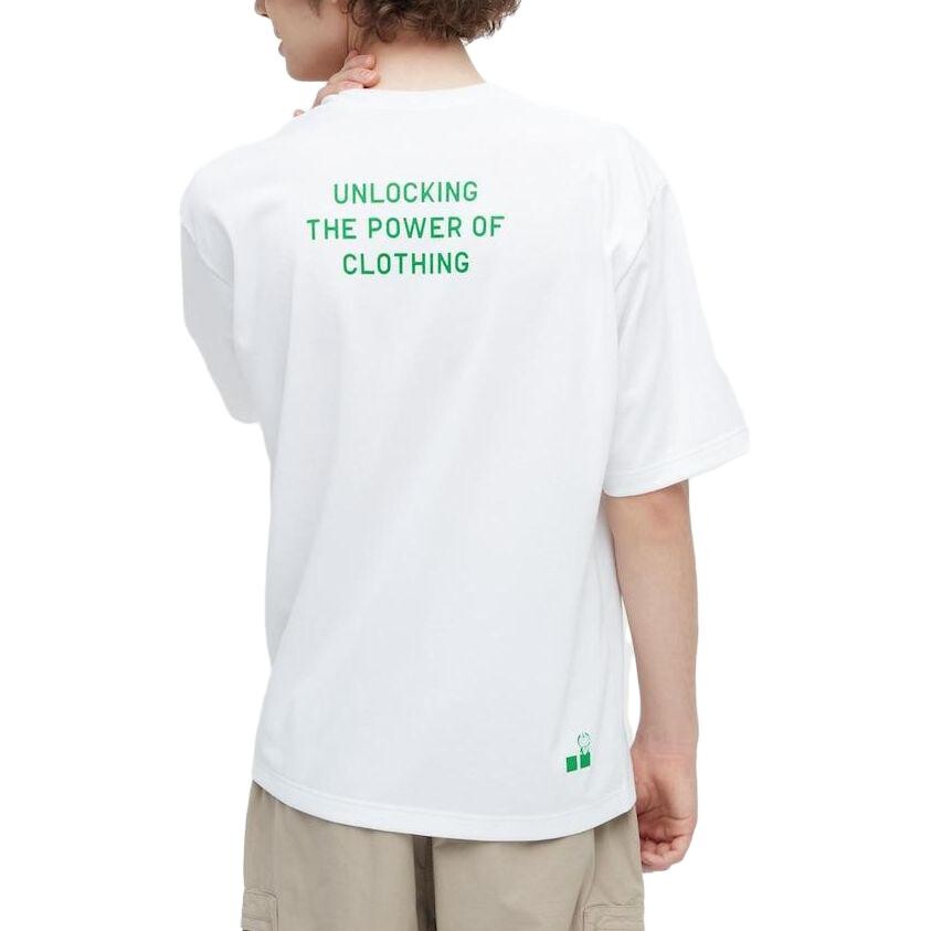 Футболка X Doraemon/Doraemon Co-branded Series унисекс белая Uniqlo, белый — фото 4