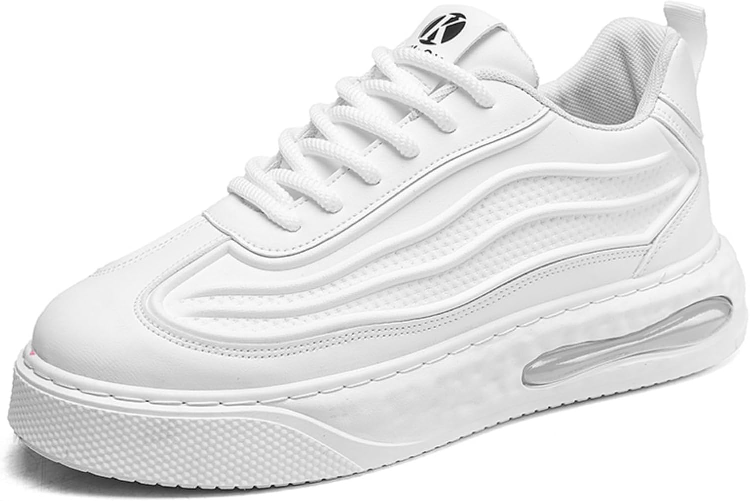 

Мужские удобные повседневные кроссовки для скейтбординга и прогулок, модная мужская спортивная обувь, подходит для ходьбы, тенниса, бега и других видов спорта, стильная и универсальная Aokisx, белый