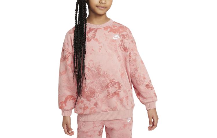 Свитшот Sportswear Club Fleece Red Stars Kids' Nike, красный — фото 3