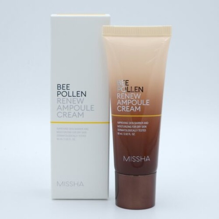 

MISSHA Bee Pollen Renew Ampoule Cream 60 мл Увлажняющий барьер для кожи K-Beauty