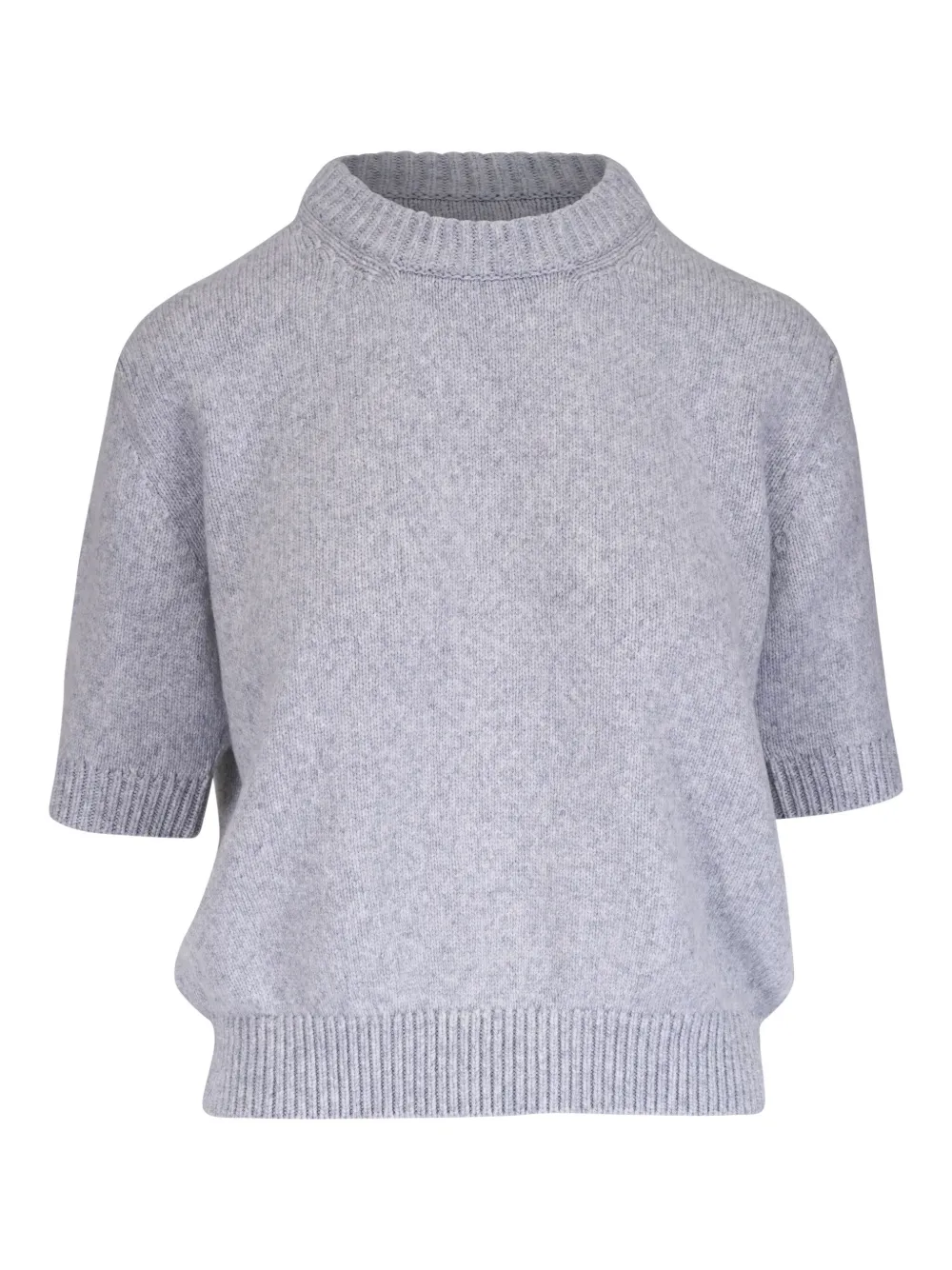 

Топ Davin с короткими рукавами KHAITE, серый