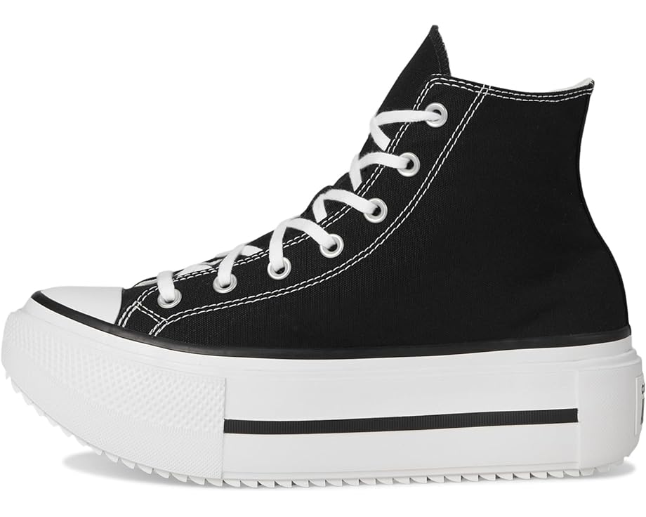 Кроссовки Converse Chuck Taylor All Star Lift Double Stack, цвет Black/White/Black — фото 4