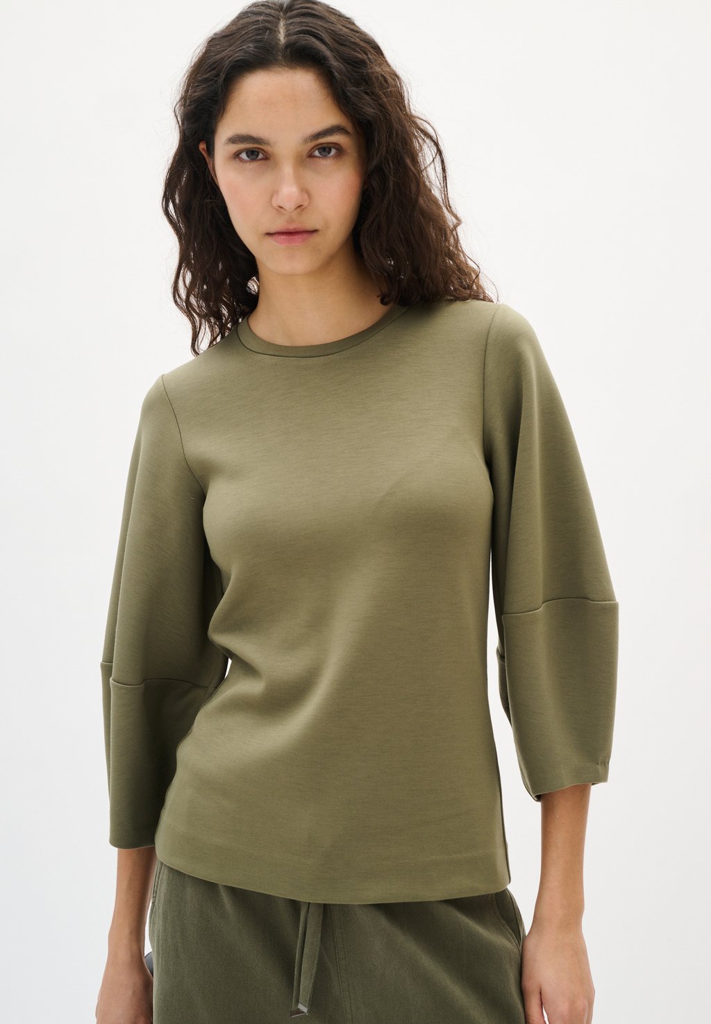 

Топ с длинными рукавами PARIIW VINCENT InWear, оливковый