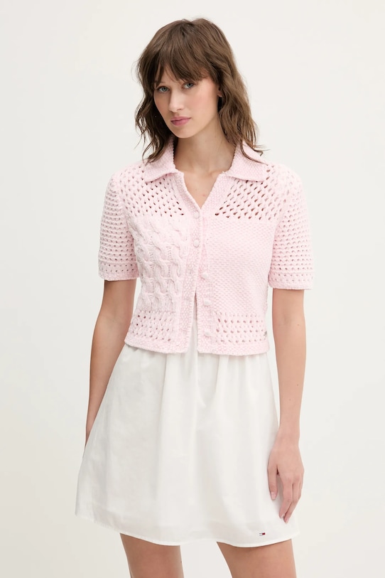 

Кардиган Tommy Jeans, розовый