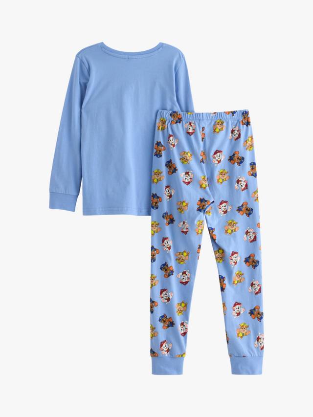 Детский хлопковый комплект пижамы Paw Patrol с длинными рукавами Lindex, Light Blue — фото 2
