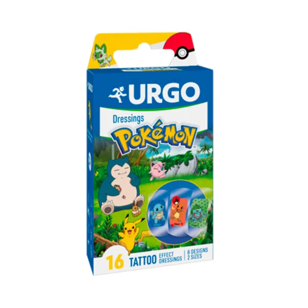 

Детские перевязочные материалы Pokémon Urgo, 16 UD
