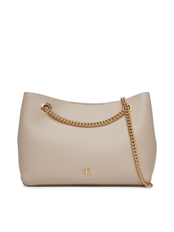 

Сумочка Minimal Monogram Shoulde LV04F3205G Calvin Klein, бежевый