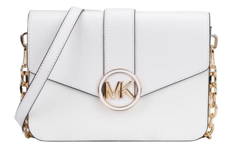 

MICHAEL KORS Кармен Кожаная Конверт Сумка через плечо на пояс женская белая