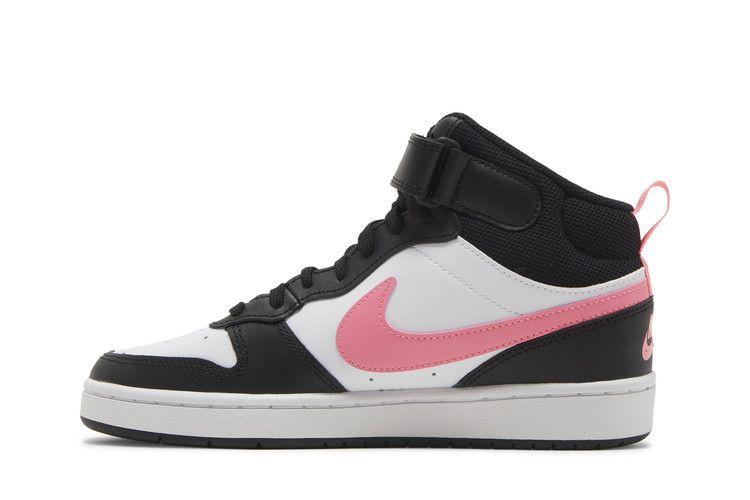 Кроссовки Nike Court Borough Mid 2 GS 'White Sunset Pulse', черный — фото 4