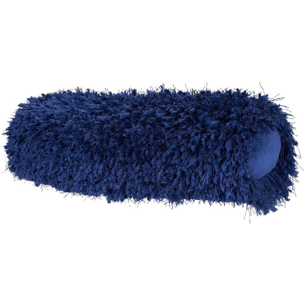 

Подушка для поясницы Mina Victory Lush Shag Yarn, цвет Blue Ink