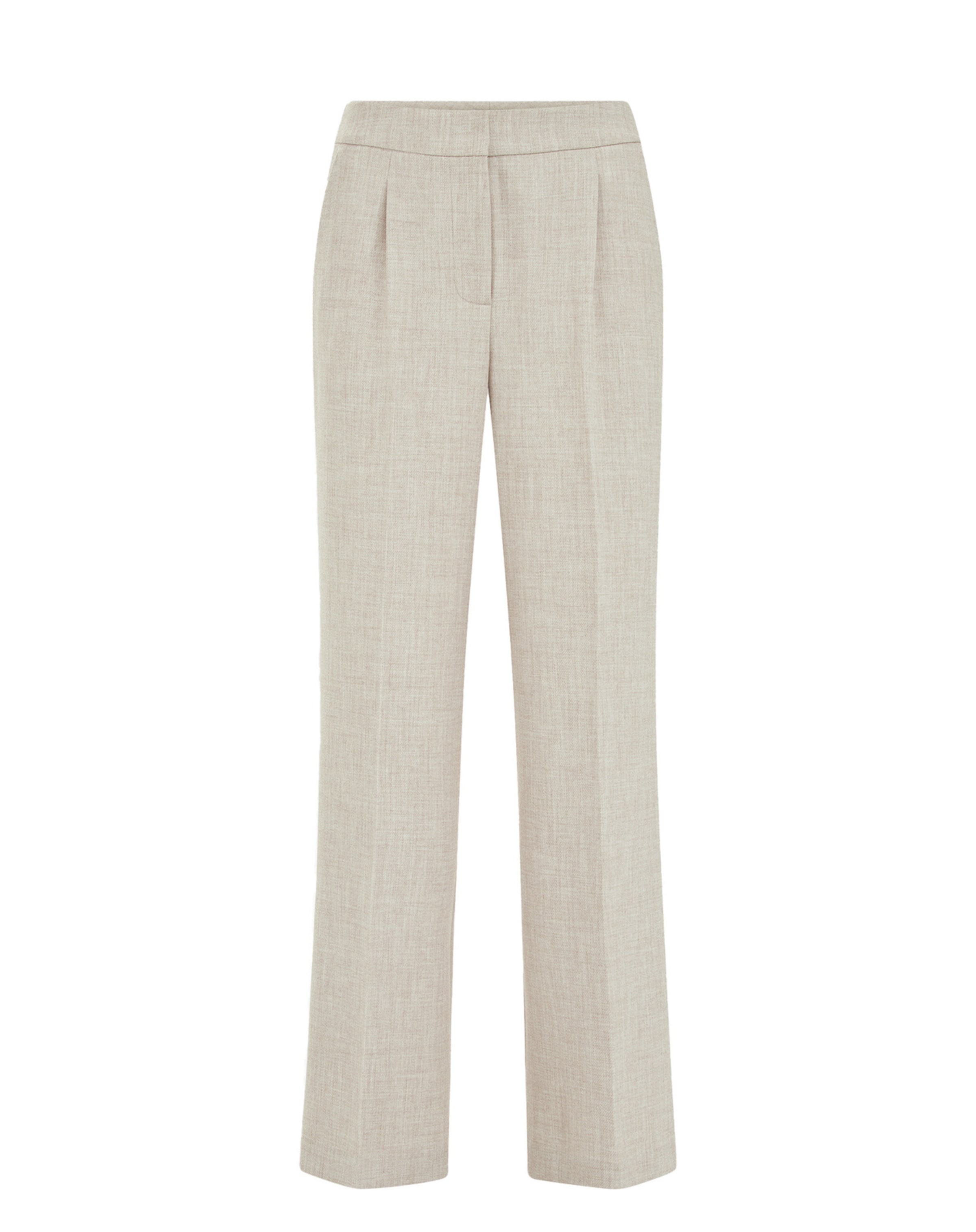 

WE Fashion Широкие брюки со складками в цвете беж, экрю