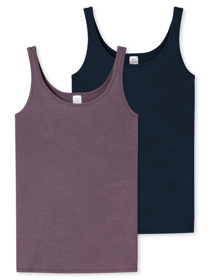 

Топ Schiesser Träger Modal Essentials, цвет dunkelblau, pflaume