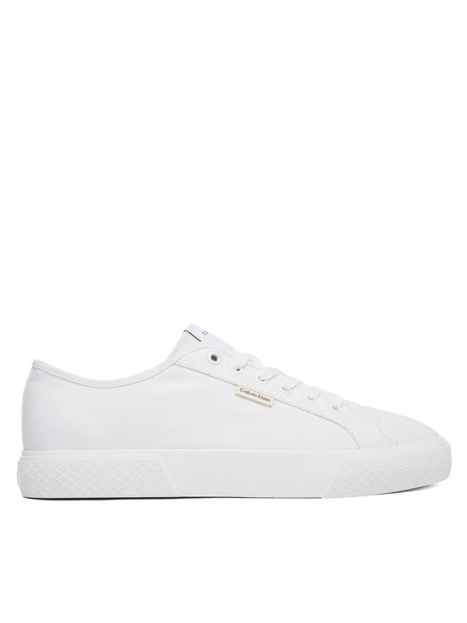 Calvin Klein Тканевые кроссовки Vulc Laceup CV HM0HM02121 белые