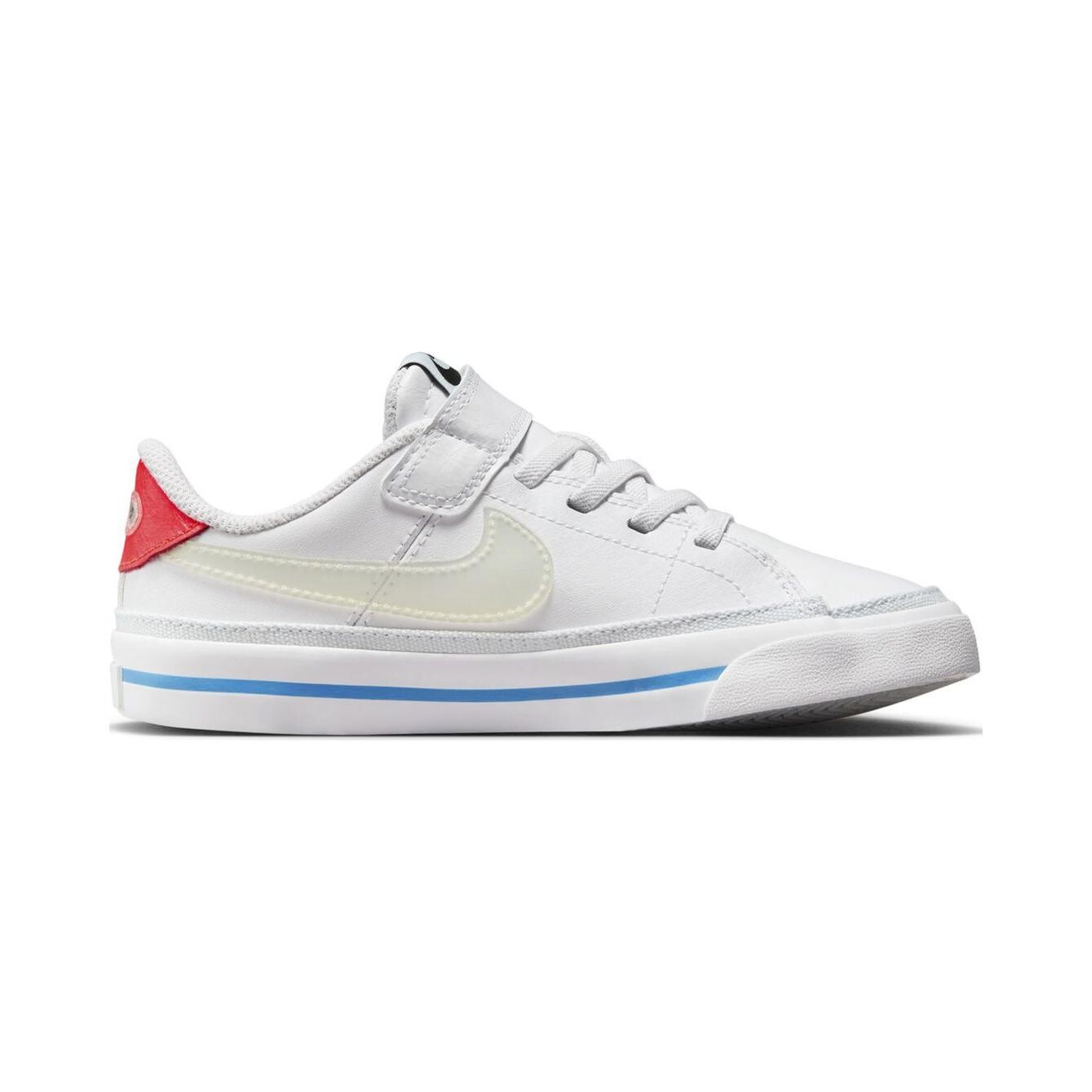 Обувь для скейтбординга Court Legacy Kids PS Nike, белый/красный — фото 2