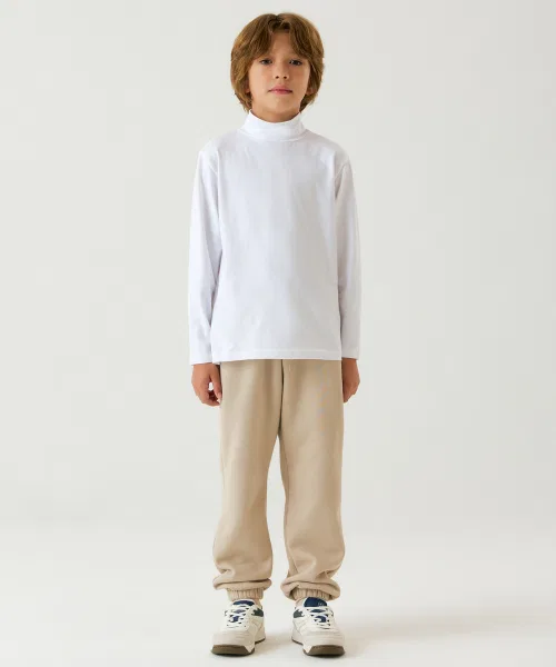 Детская футболка MUSINSA STANDARD KIDS с воротником-стойкой