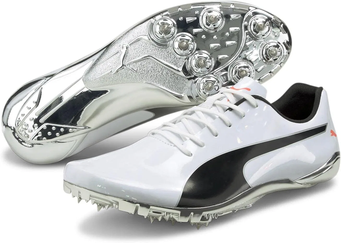 Кроссовки PUMA Unisex Evospeed Electric 10 Boat Shoes, Blanc Noir Orange — фото 2