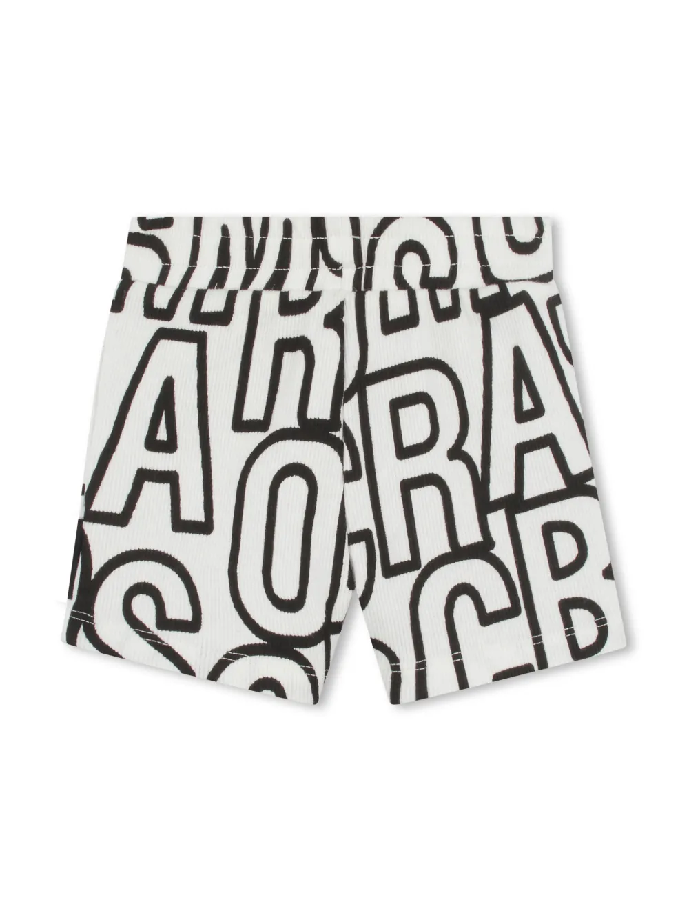 Комплект из футболки и шортов с логотипом Marc Jacobs Kids, белый — фото 3