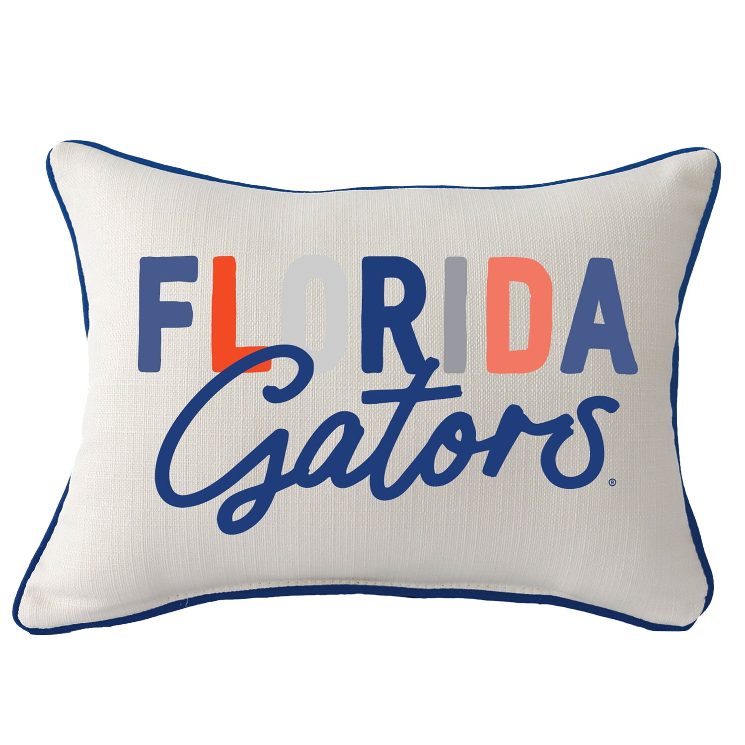

Прямоугольная подушка Florida Gators Tones с окантовкой, синий/белый