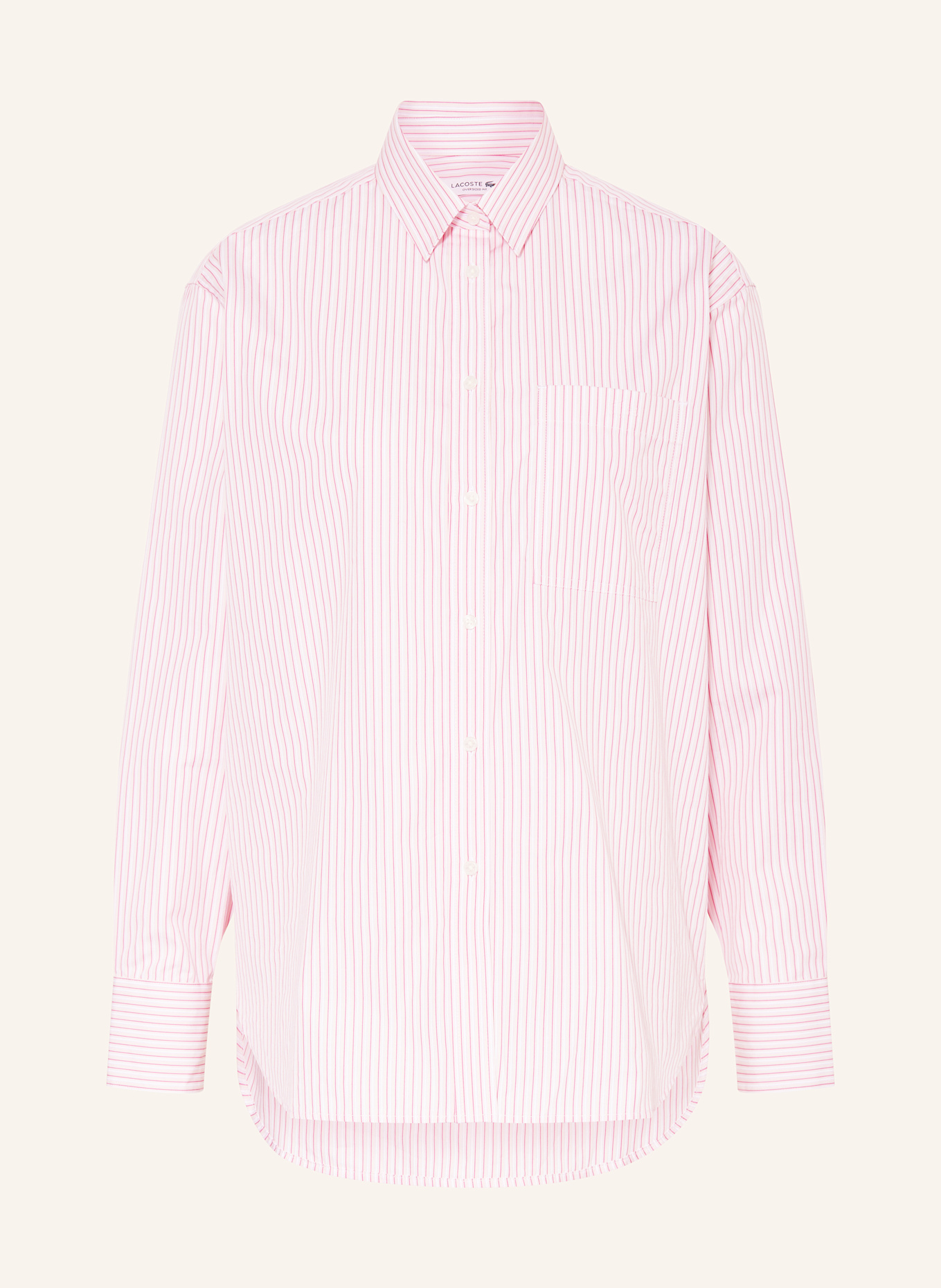 

Рубашка блузка Lacoste, мультиколор