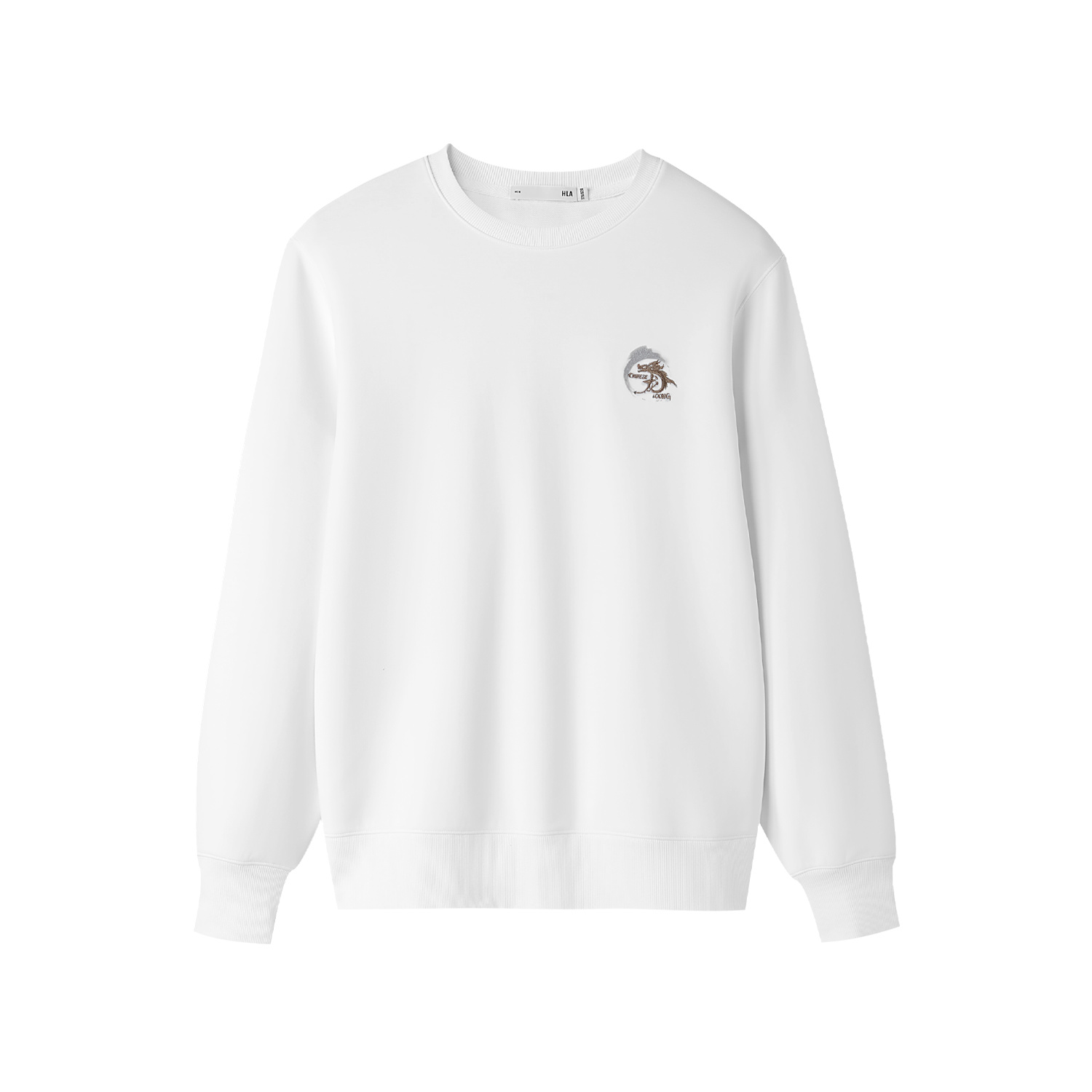 

Китайская серия драконов свитшот мужской HLA, экрю