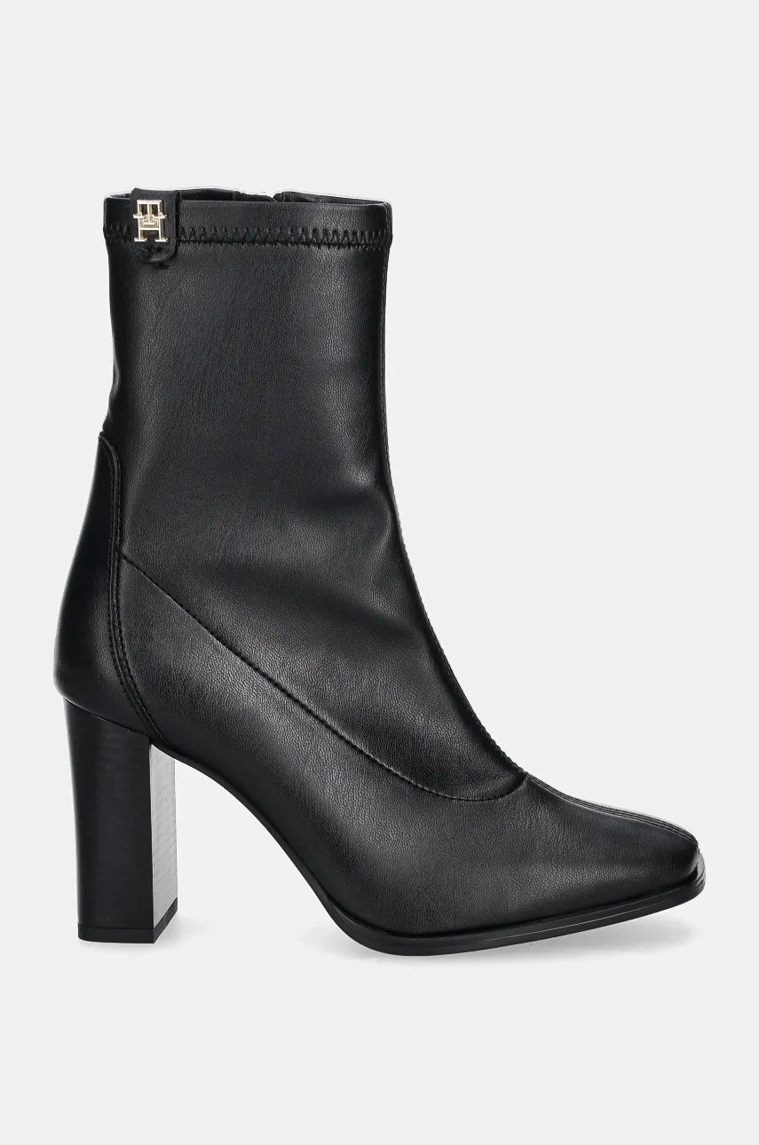Ботильоны PARTY LEATHER SOCK HEEL BOOTIE Tommy Hilfiger, черный — фото 3