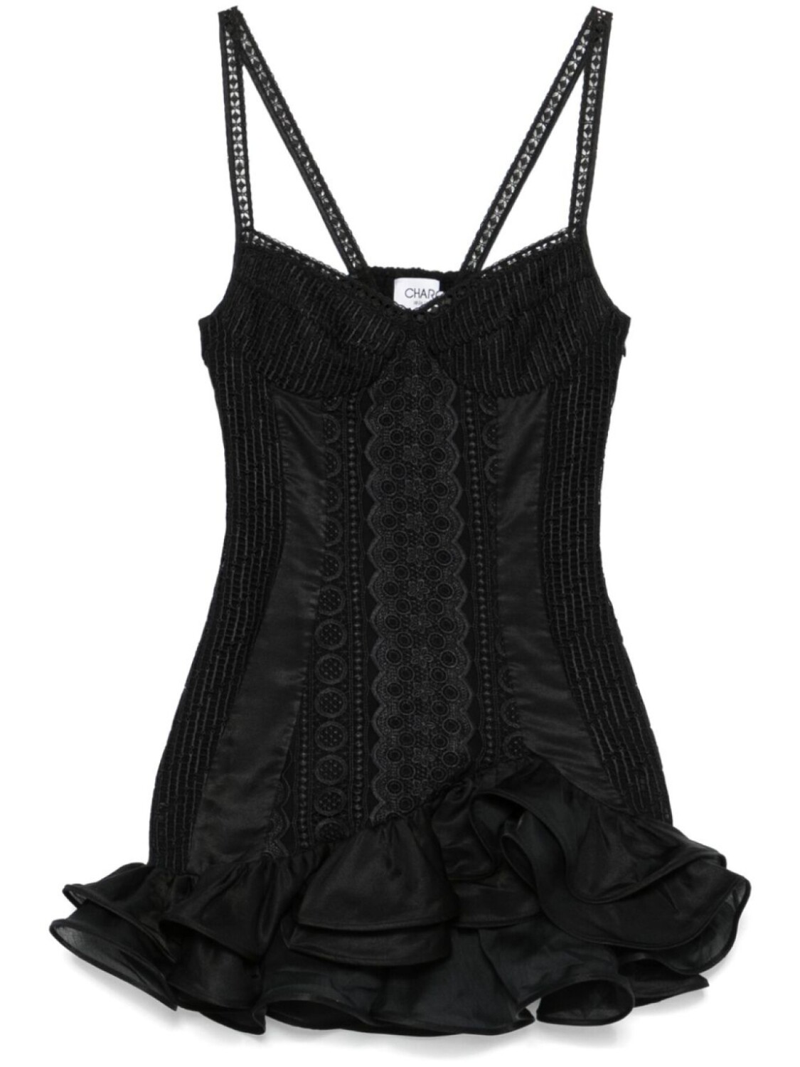 

Мини-платье Cherrie Charo Ruiz Ibiza, черный