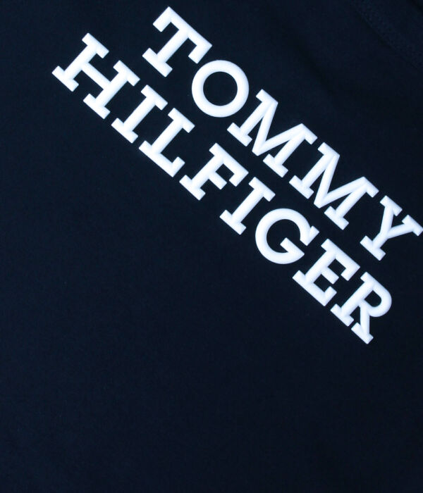 Футболка детская Tommy Hilfiger с надписью, синий — фото 3