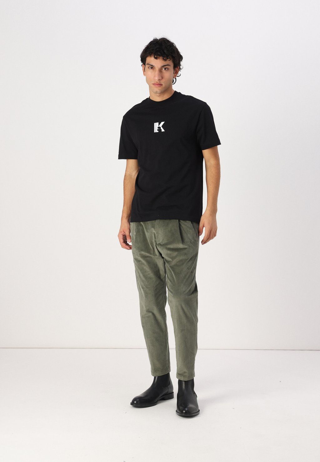 

Футболка с принтом LOGO TEE Karl Lagerfeld Jeans, черный