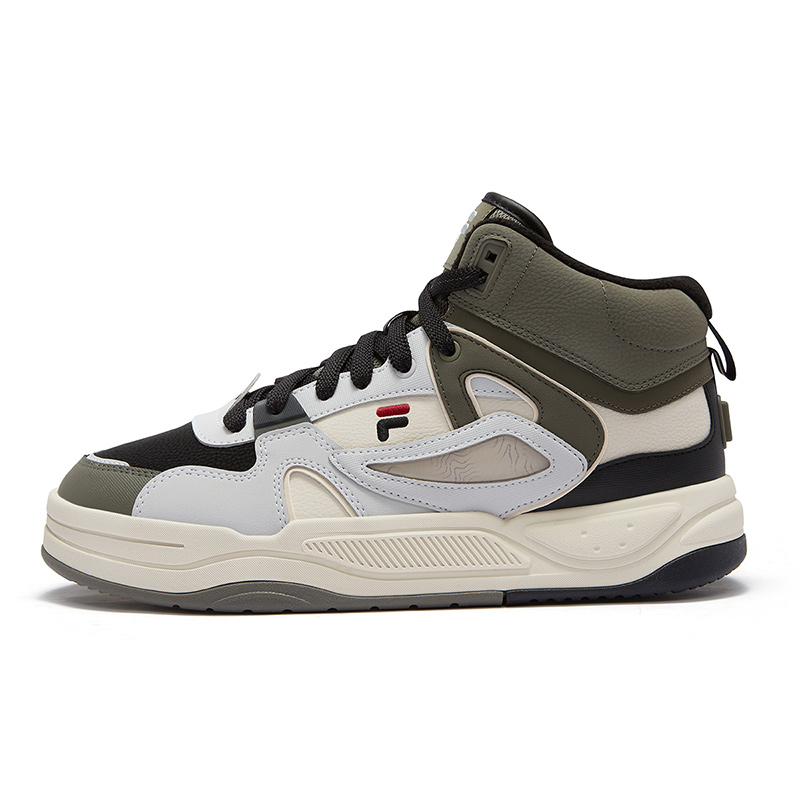 

Высокие кроссовки для скейтбординга BANK II, мужские, серо-зеленые FILA FUSION, Gray Olive/Birch Brown