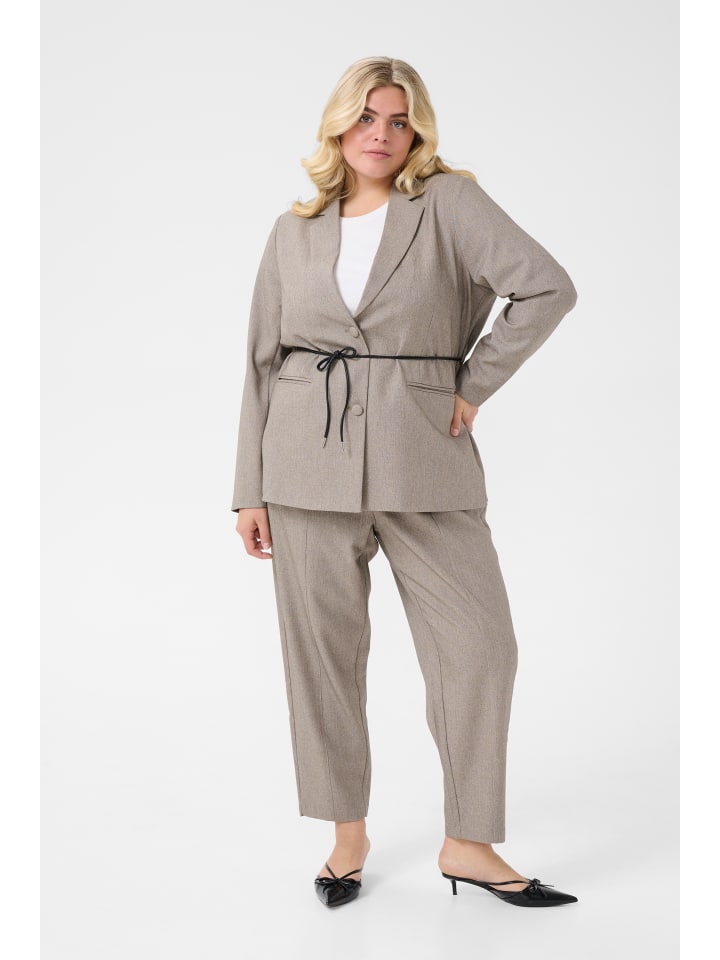 

KAFFE curve Блейзер KCtilda свободного кроя, цвет «перьевой серый меланж»