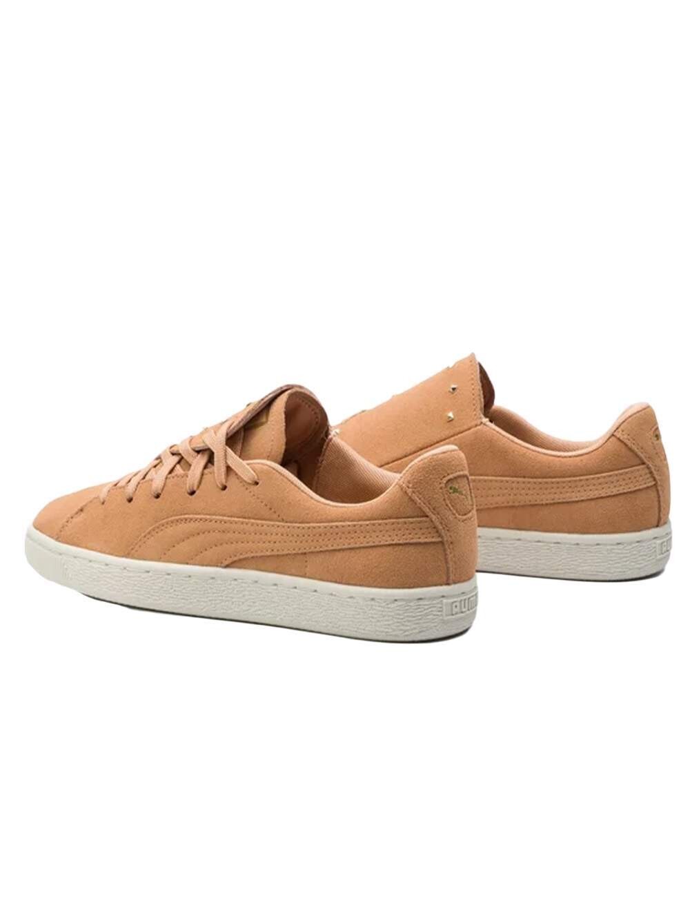 Туфли-Корзины с замшевыми заклепками Puma, коричневый — фото 3
