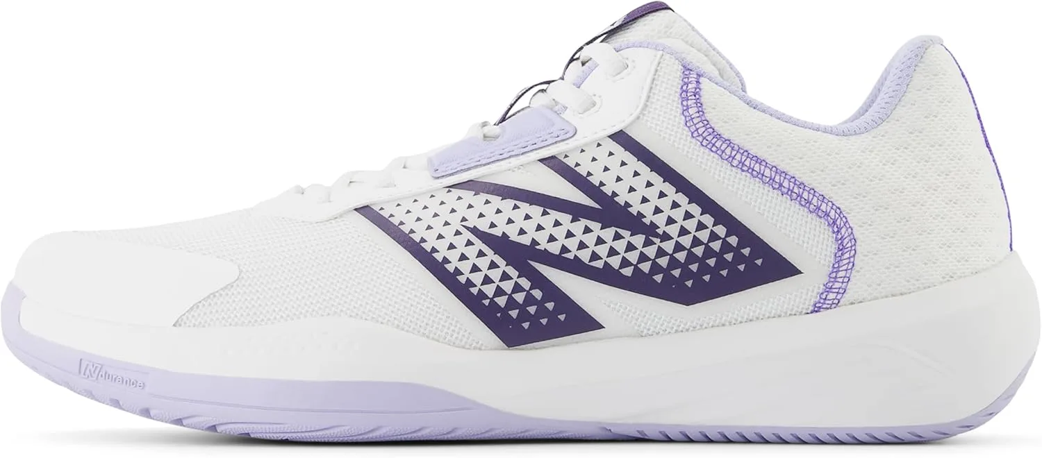 Мужские теннисные кроссовки New Balance 696v4 для занятий спортом на открытом воздухе, белый/серый — фото 2