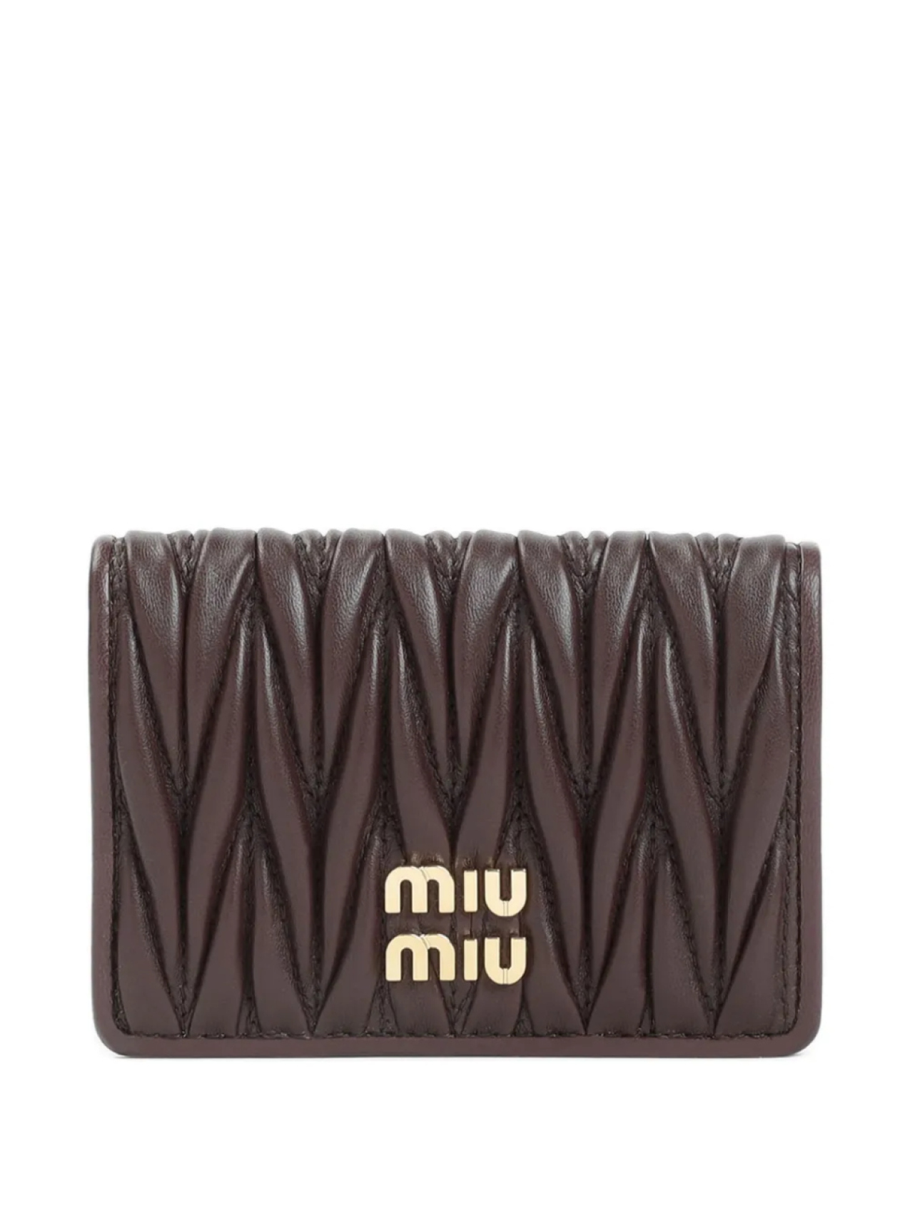 

Кошелек Matelassé Miu Miu, коричневый