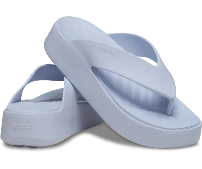 Шлепанцы на платформе Getaway Crocs женские, цвет Dreamscape — фото 2