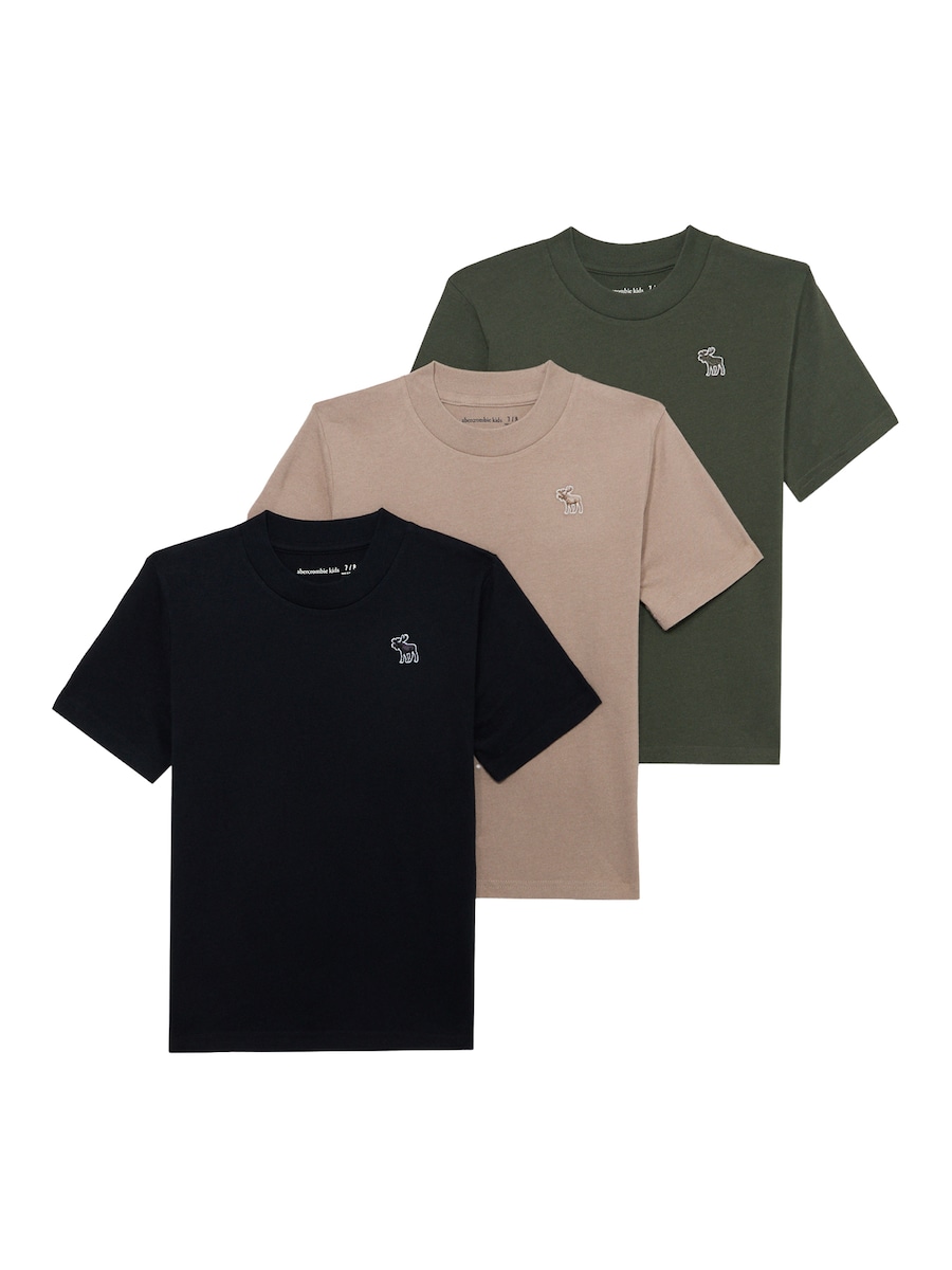 

Рубашка Abercrombie & Fitch, бежевый/зеленый/черный