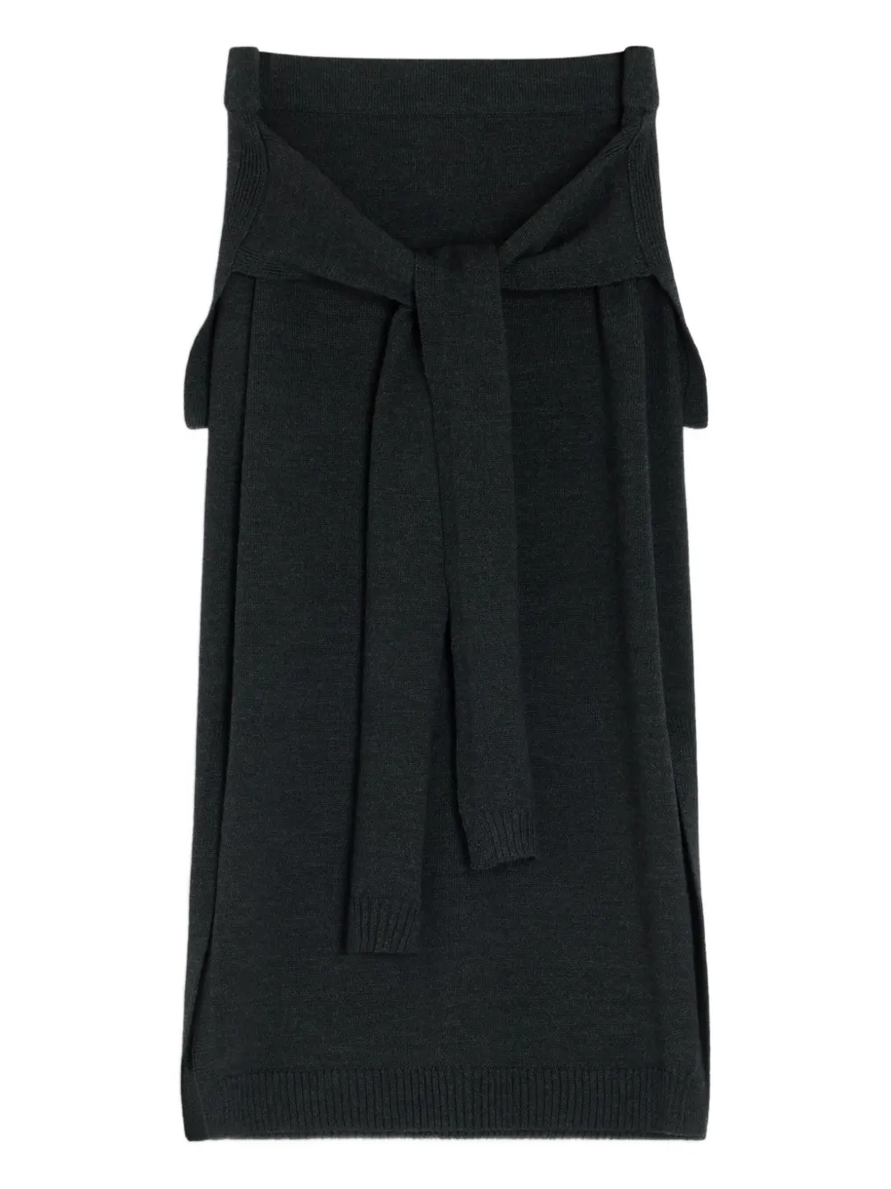 

Юбка миди в рубчик LEMAIRE, серый