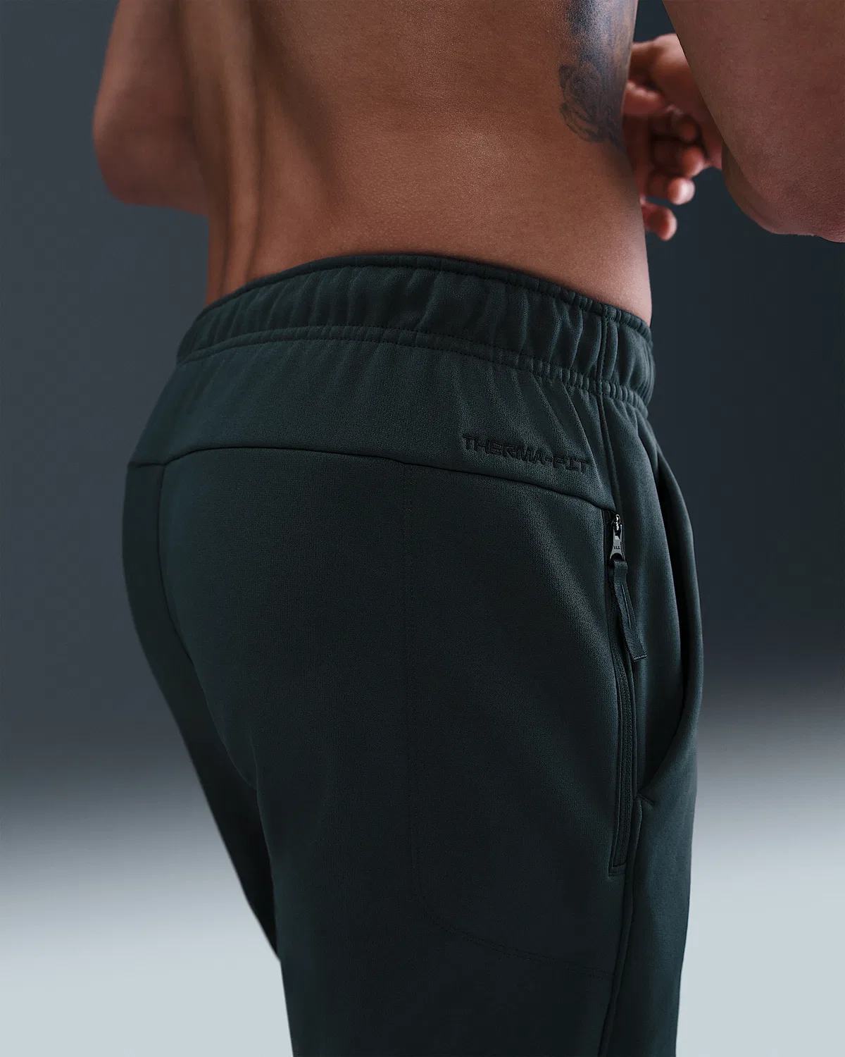 Мужские флисовые джоггеры Nike Therma-FIT, Seaweed — фото 3