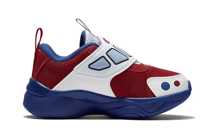 Кроссовки LINING YOUNG Kids Lifestyle Shoes PS Low-top Cinnabar Red/standard White — фото 2