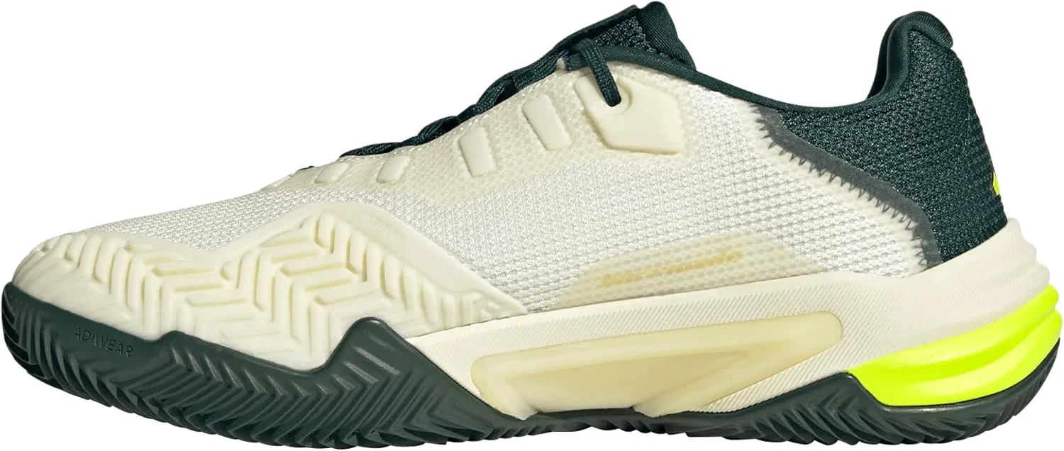 Кроссовки теннисные adidas Barricade 13 Clay, Off White/Black/Aurora Ivy — фото 3