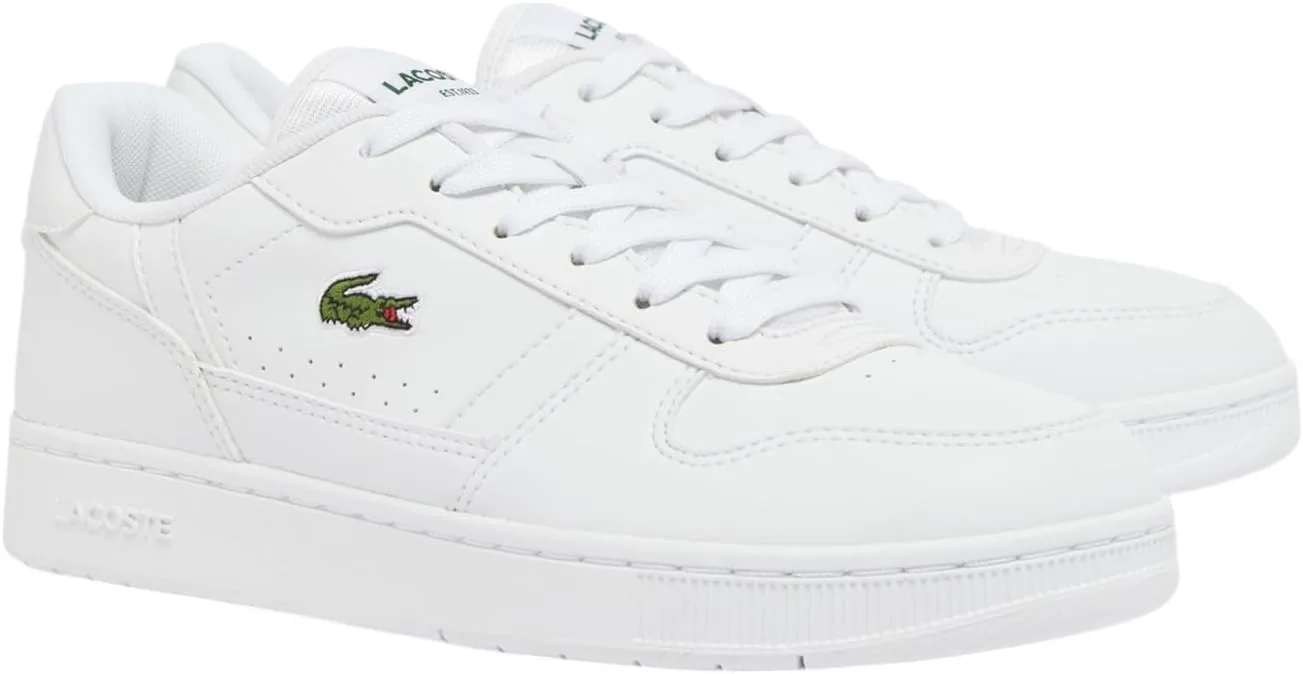Кроссовки Lacoste для детей и подростков, набор T-Clip, унисекс, белый