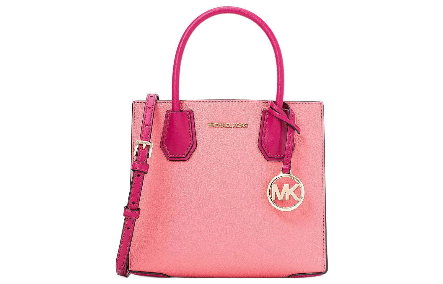

Сумка из коровьей кожи Mercer, женская, через плечо, чайная роза MICHAEL KORS