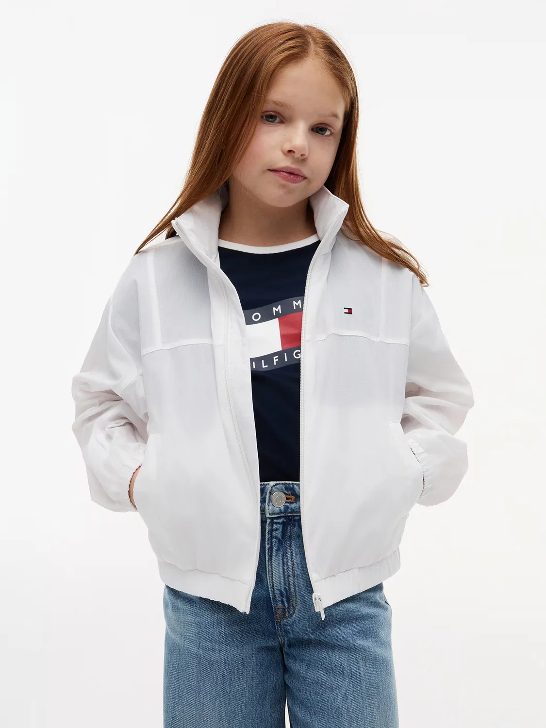 Куртка межсезонья Tommy Hilfiger, White — фото 2