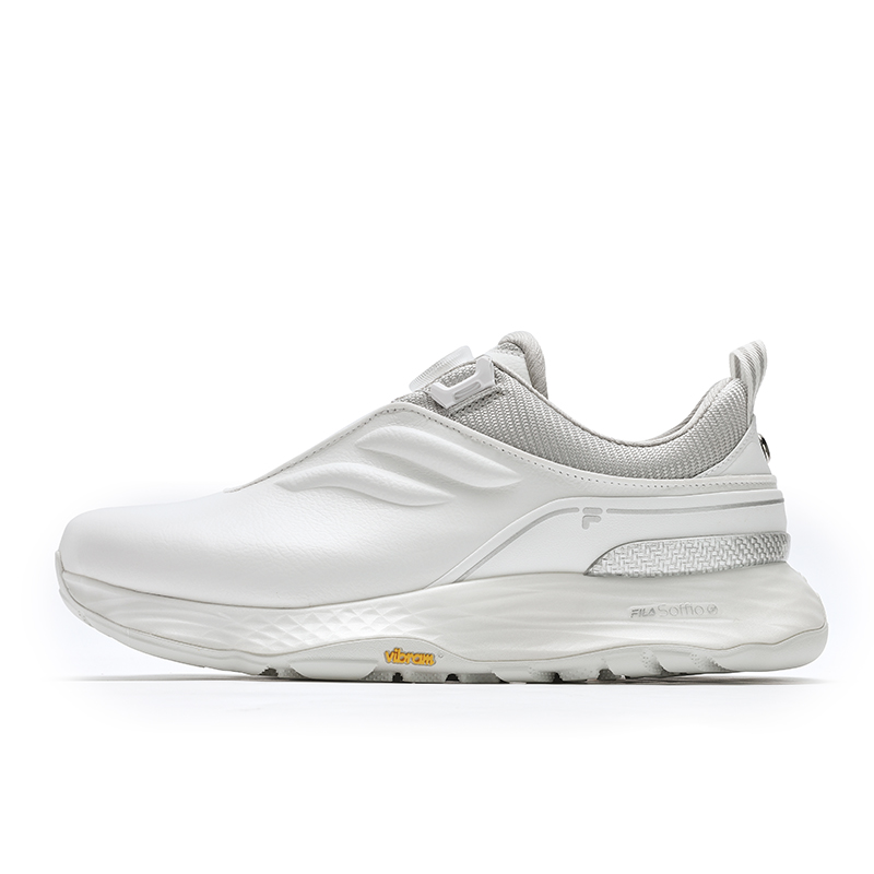 

FILA Износостойкие низкие туфли для гольфа, мужские, ярко-белые/серебристо-серые