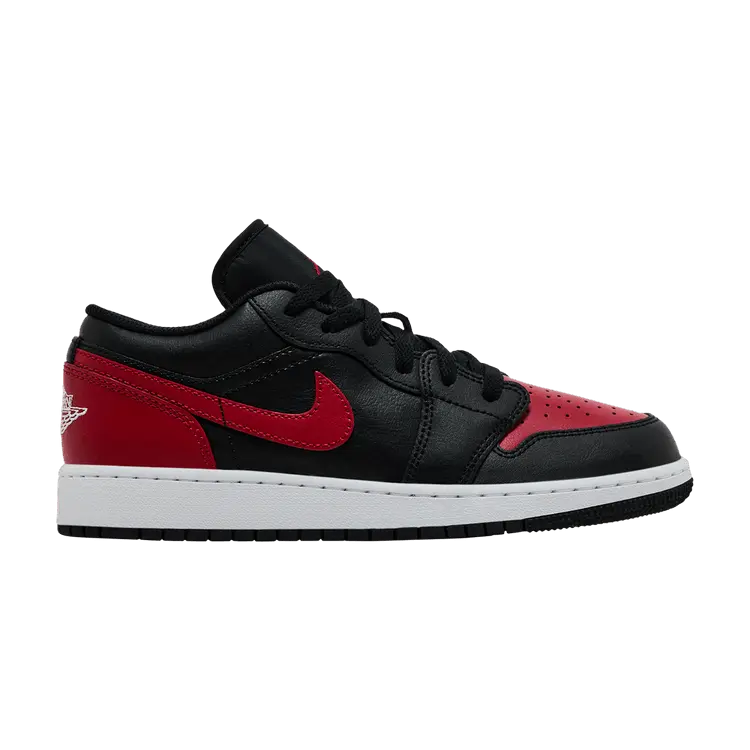 

Кроссовки Air Jordan Air Jordan 1 Low GS 'Bred', красный