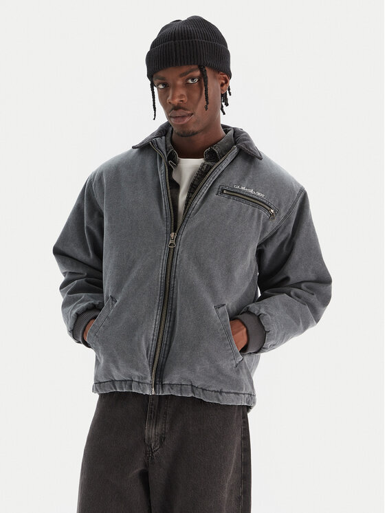 

Джинсовая куртка regular fit Shaper Pad EQYJK04174 Quiksilver, серый