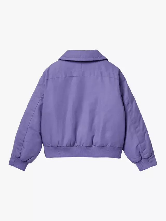 Детская спортивная куртка, фиолетовая Benetton — фото 2