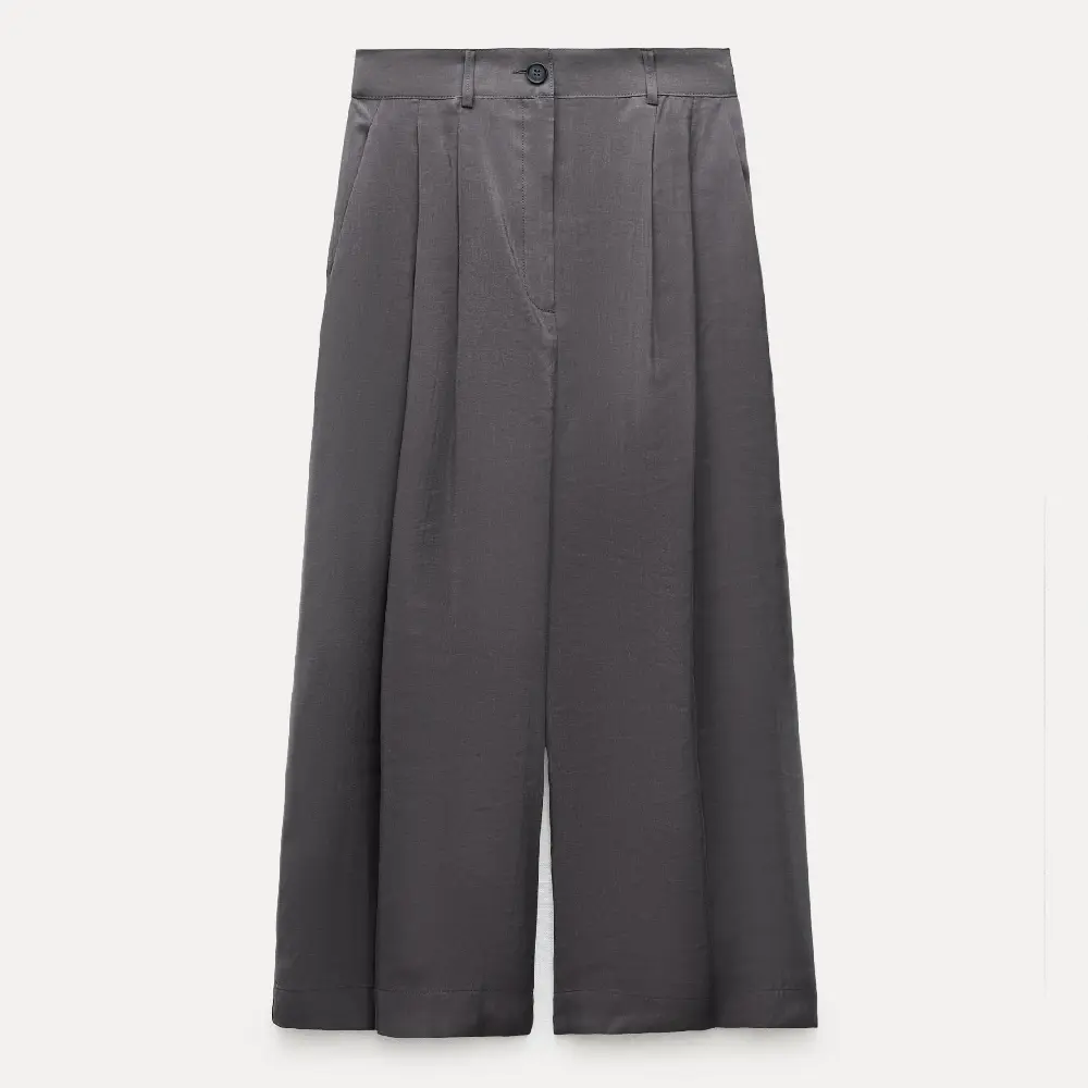 

Брюки Zara Zw Collection Darted, серый